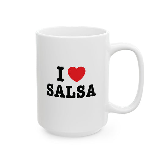 I ♥ Salsa Ceramic Mug