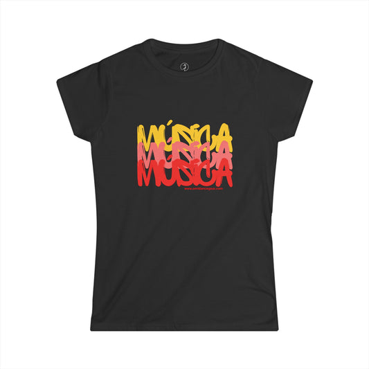 Women's Música Soft Tee-PROMO