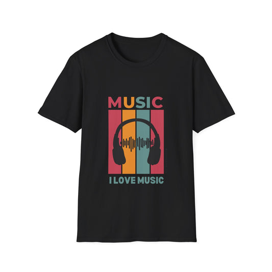 I Love Music Soft T-Shirt