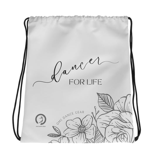 Dancer For Life Drawstring bag